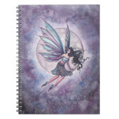Moonlight Flight Faiasy Fantasy Art Notizblock (Vorderseite)