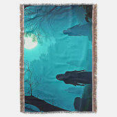 Moonlight Forest Spirits Design Decke (Vorderseite Vertikal)