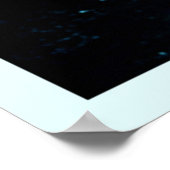 Moonlight Forest Spirits Design Poster (Ecke)