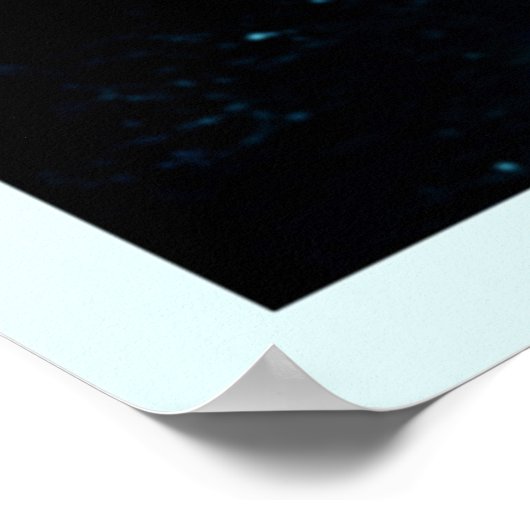 Moonlight Forest Spirits Design Poster (Ecke)