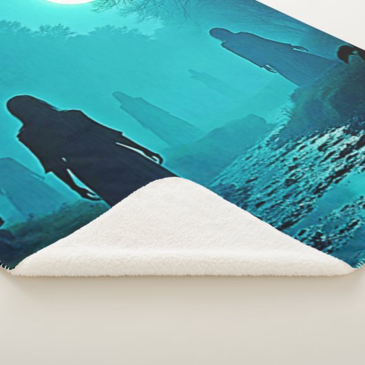 Moonlight Forest Spirits Design Sherpadecke (3/4)