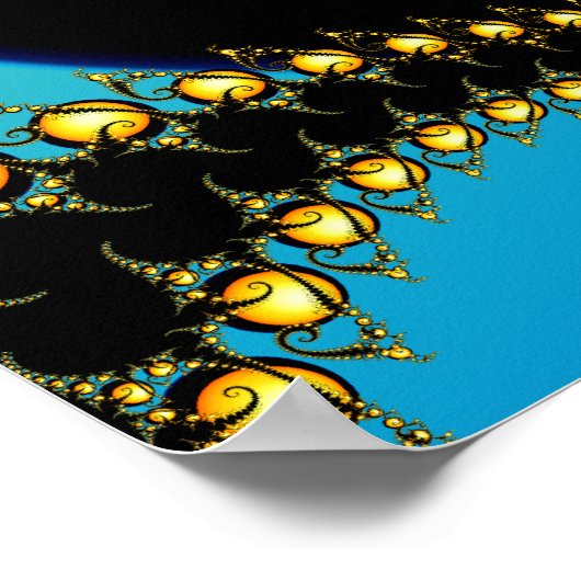 Moonlight Fraktal Art Poster (Ecke)