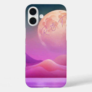 Moonlight Galaxy Mit Monogramm Case- Mate iPhone C 16 Plus Hülle