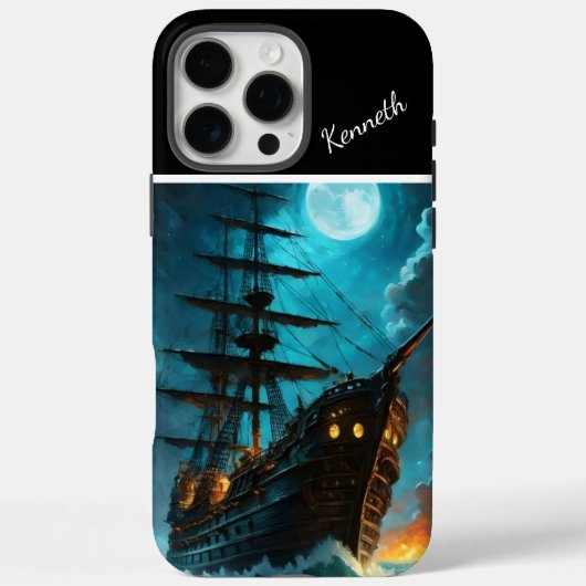 Moonlight Galleon Case-Mate iPhone Hülle (Rückseite)