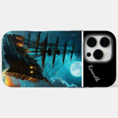 Moonlight Galleon Case-Mate iPhone Hülle (Rückseite (Horizontal))