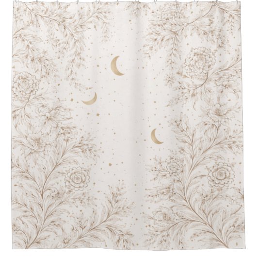 Moonlight Garden Duschvorhang (Vorderseite)