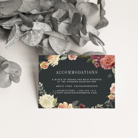 Moonlight Garden | Hotelkarten Begleitkarte