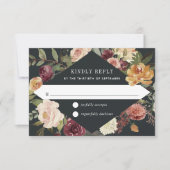 Moonlight Garden RSVP Karte (Vorderseite)