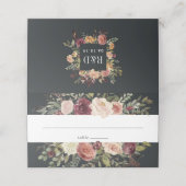 Moonlight Garden Wedding Platzkarte (Außenseite Aufgefaltet)