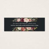Moonlight Garden Wedding Website Cards | Mini (Vorderseite)