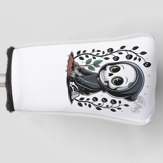 Moonlight Gardener Putter Cover Golf Headcover (Vorderseite)