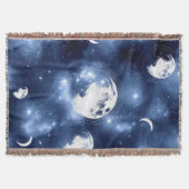 Moonlight Glow Moon Phasen in Sky Clouds Decke (Vorderseite)