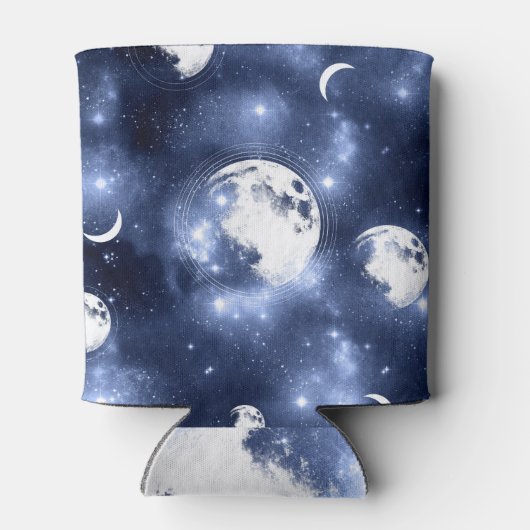 Moonlight Glow Moon Phasen in Sky Clouds Dosenkühler (Rückseite)