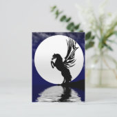 Moonlight Glow Postcard Postkarte (Stehend Vorderseite)