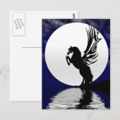 Moonlight Glow Postcard Postkarte (Vorne/Hinten)