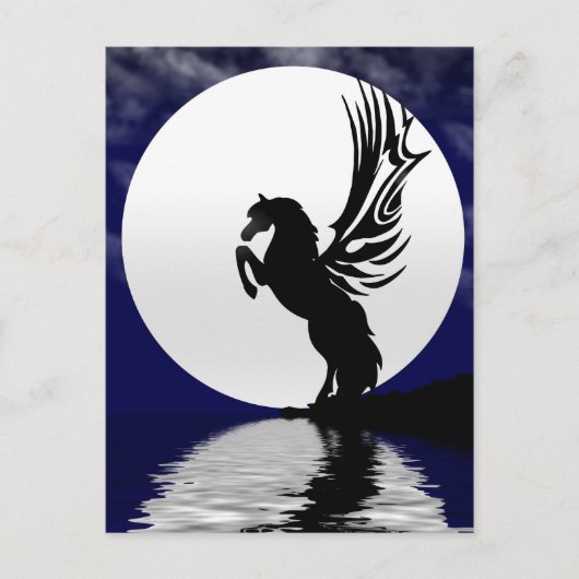 Moonlight Glow Postcard Postkarte (Vorderseite)