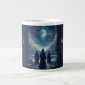 Moonlight Goddes - Mystische Hexe-Tasse Jumbo-Tasse (Vorderseite)
