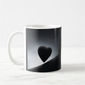 Moonlight Heart Shape Night Sky Kaffeetasse (Links)