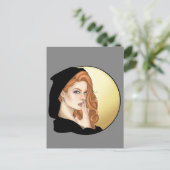 Moonlight Hexe Postkarte (Stehend Vorderseite)