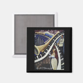 Moonlight Jazz Magnet (Vorderseite/Rückseite)
