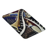 Moonlight Jazz Premium Flexi Magnet (Rechte Seite)