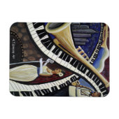 Moonlight Jazz Premium Flexi Magnet (Horizontal)