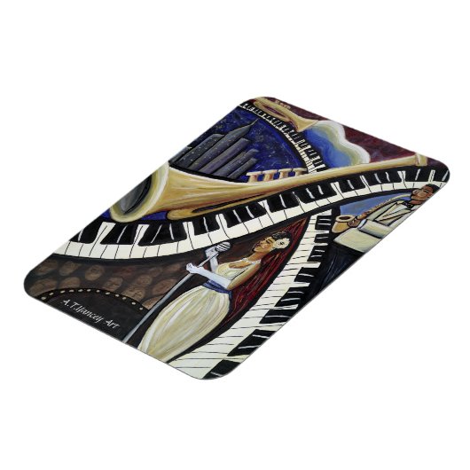 Moonlight Jazz Premium Flexi Magnet (Linke Seite)