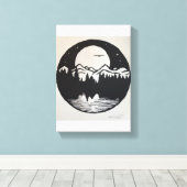 Moonlight Leinwanddruck (Insitu (Holzboden))