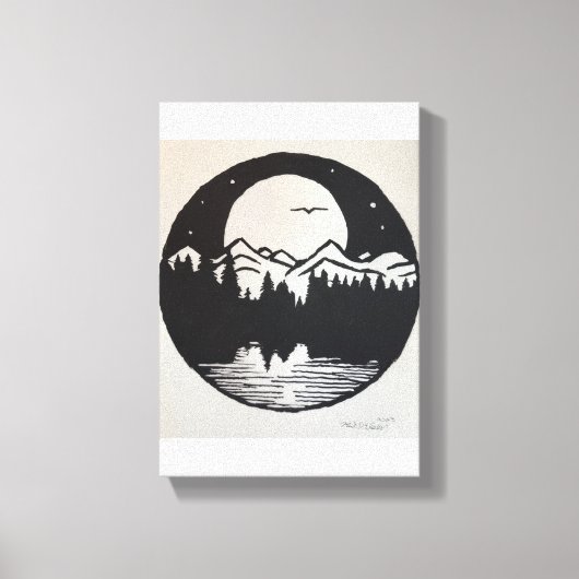 Moonlight Leinwanddruck (Vorderseite)