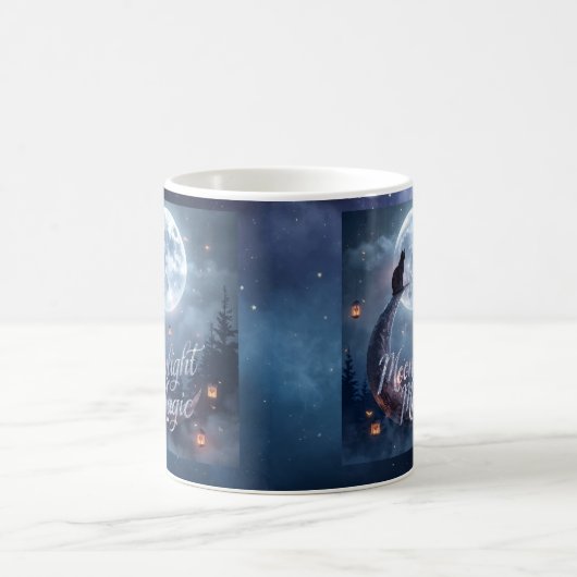 Moonlight Magic – Enchanted Halloween Mug Design Kaffeetasse (Mittel)