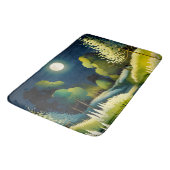 Moonlight Magic Garden Badematte (Schrägansicht)