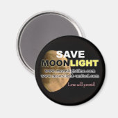 Moonlight-Magnet gerettet Magnet (Vorderseite/Rückseite)
