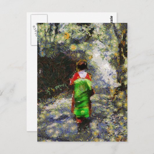 Moonlight Maiko Postkarte (Vorne/Hinten)