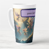 Moonlight_ Meadow_ Fairies Milchtasse (Linke Ecke)