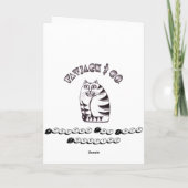 Moonlight Mermaid Greeting CArd Karte (Rückseite)