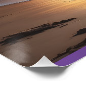 Moonlight Midnight Beach 6 Poster (Ecke)