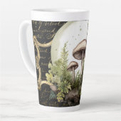 Moonlight Mushroom Garden Latte Tasse (Linke Ecke)