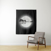 Moonlight Nature Guitar Wandteppich (Beispiel)