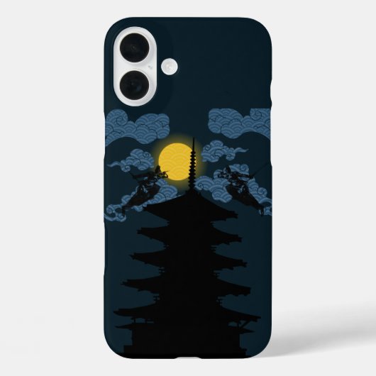 Moonlight Ninja Phone Case (Rückseite)