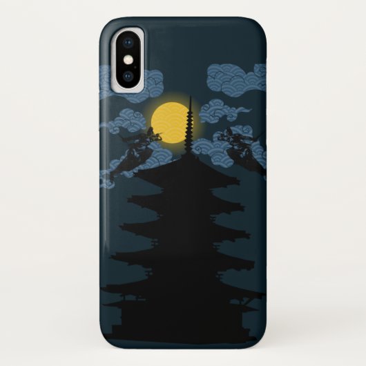 Moonlight Ninja Phone case (Rückseite)