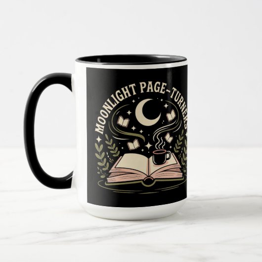 Moonlight Page-Turners buchen Moon Tasse (Links)