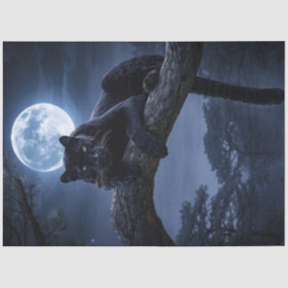 Moonlight Panther Seidenpapier