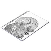 Moonlight Peacock Notizblock (Linke Seite)