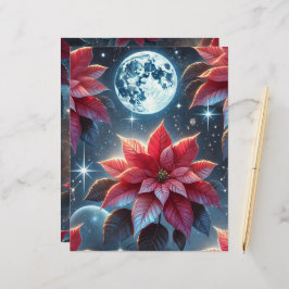 Moonlight Poinsettia Muster - Handbuch