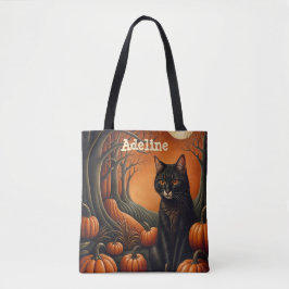 Moonlight Pumpkin Patch Personalisiert Halloween Tasche