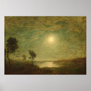 Moonlight - Ralph Albert Blakelock Fine Art Poster