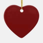 Moonlight Red Keramik Ornament (Vorne)