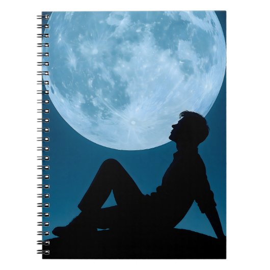 Moonlight Reflections Notebook Notizblock (Vorderseite)