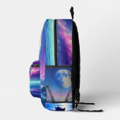 Moonlight Ride Bedruckter Rucksack (Rechts)