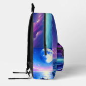 Moonlight Ride Bedruckter Rucksack (Links)